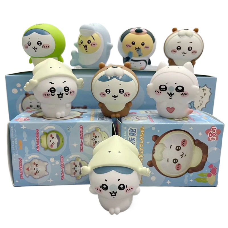8pcs/Box Kawaii Chiikawa Aquar - огляд і ціна Marine Fish Tank