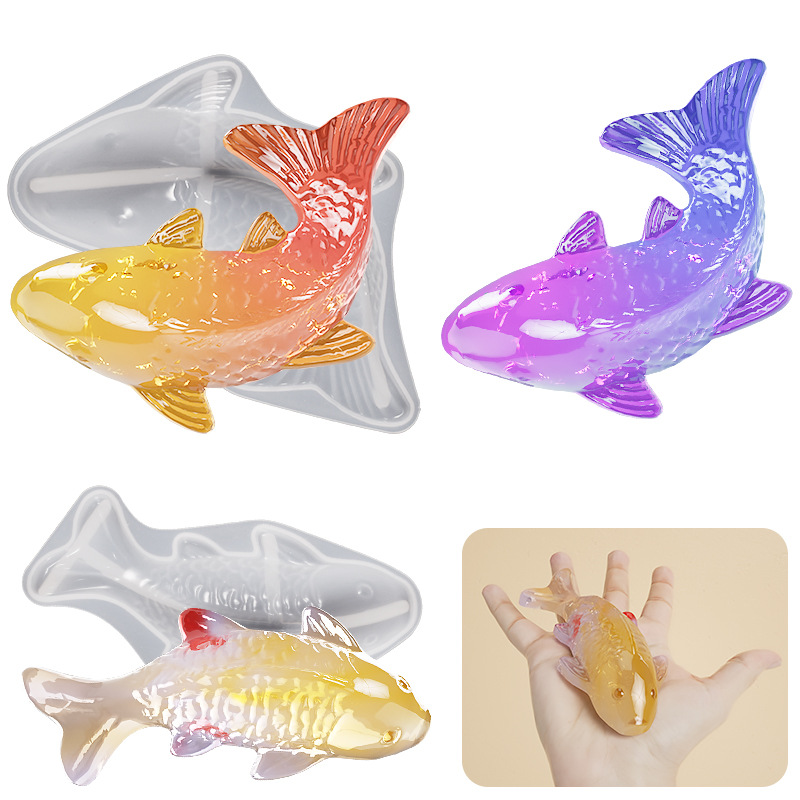 3D Koi Fish Shaped Epoxy Resin - огляд і ціна Marine Fish Tank